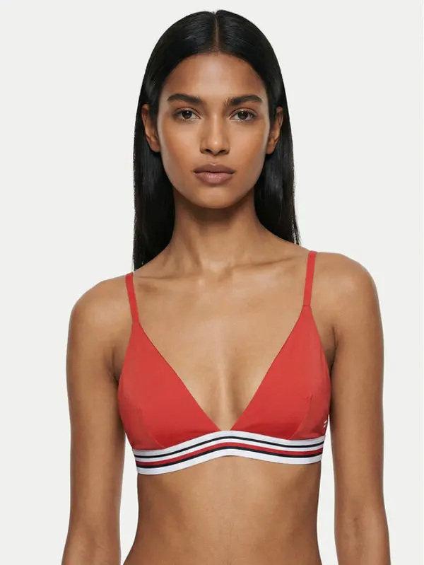 Tommy Hilfiger Tommy Hilfiger Gornji dio kupaćeg kostima Cheeky UW0UW06350 Crvena
