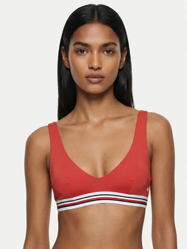Tommy Hilfiger Tommy Hilfiger Gornji dio kupaćeg kostima Scoop UW0UW06351 Crvena
