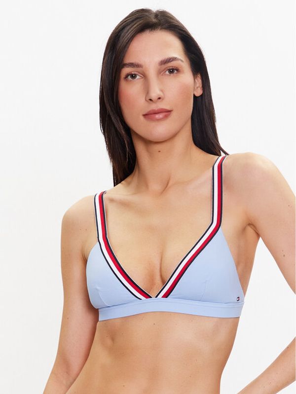 Tommy Hilfiger Tommy Hilfiger Gornji dio kupaćeg kostima UW0UW04101 Svijetloplava