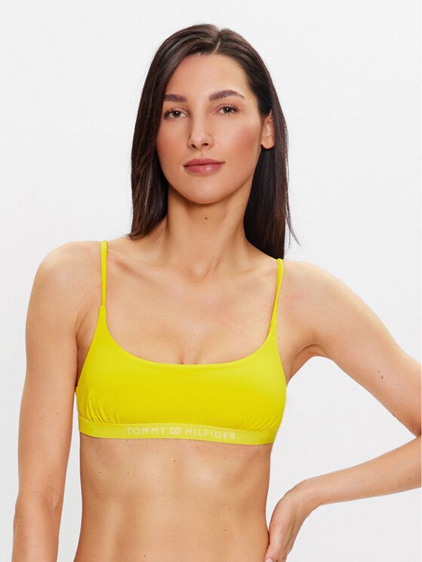 Tommy Hilfiger Tommy Hilfiger Gornji dio kupaćeg kostima UW0UW04533 Žuta