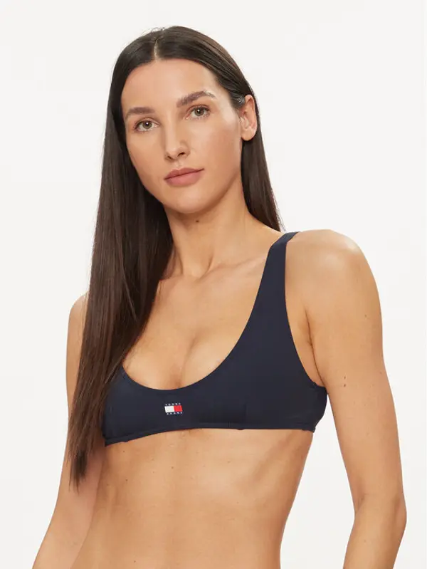 Tommy Hilfiger Tommy Hilfiger Gornji dio kupaćeg kostima UW0UW05098 Tamnoplava