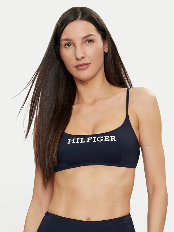 Tommy Hilfiger Tommy Hilfiger Gornji dio kupaćeg kostima UW0UW05302 Tamnoplava