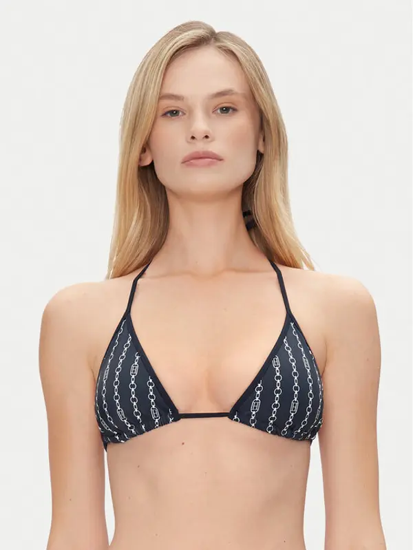 Tommy Hilfiger Tommy Hilfiger Gornji dio kupaćeg kostima UW0UW05314 Tamnoplava