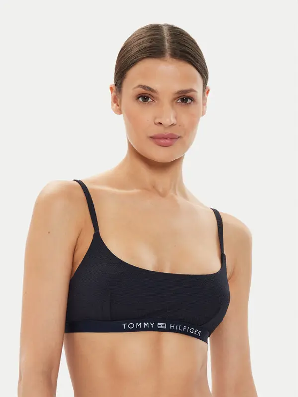 Tommy Hilfiger Tommy Hilfiger Gornji dio kupaćeg kostima UW0UW05323 Tamnoplava