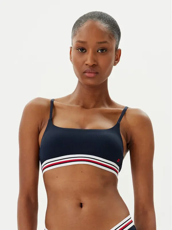 Tommy Hilfiger Tommy Hilfiger Gornji dio kupaćeg kostima UW0UW05806 Tamnoplava