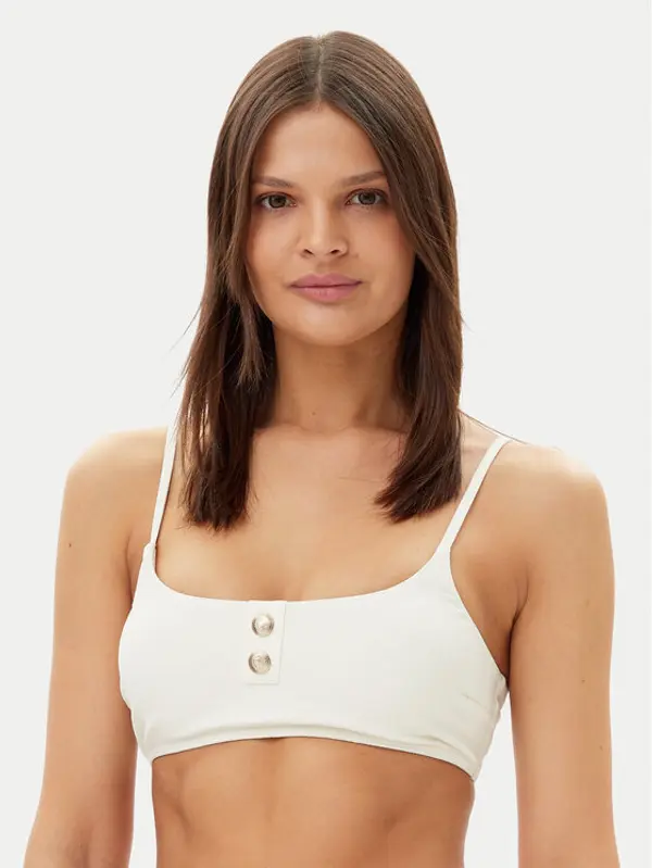 Tommy Hilfiger Tommy Hilfiger Gornji dio kupaćeg kostima UW0UW05815 Écru