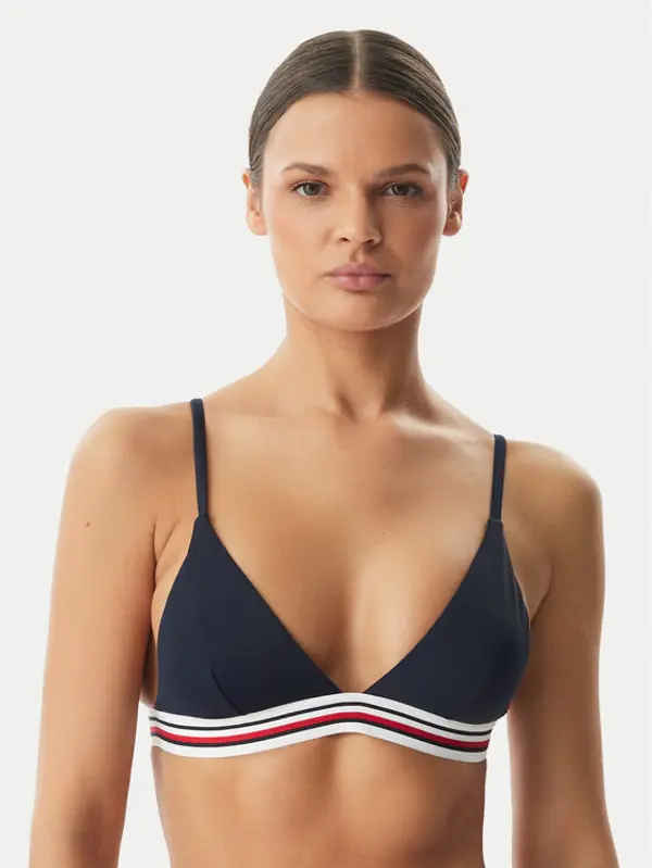 Tommy Hilfiger Tommy Hilfiger Gornji dio kupaćeg kostima UW0UW06350 Tamnoplava