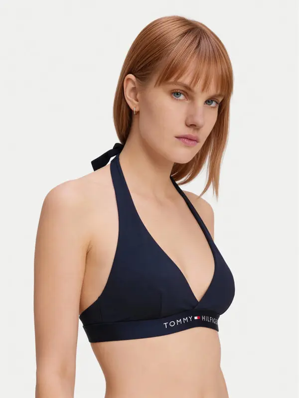 Tommy Hilfiger Tommy Hilfiger Gornji dio kupaćeg kostima UW0UW06358 Tamnoplava
