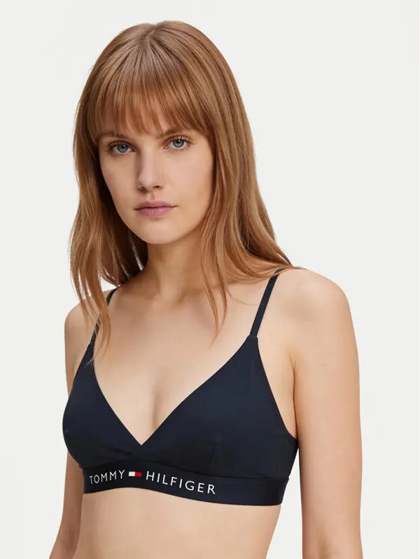Tommy Hilfiger Tommy Hilfiger Gornji dio kupaćeg kostima UW0UW06361 Tamnoplava
