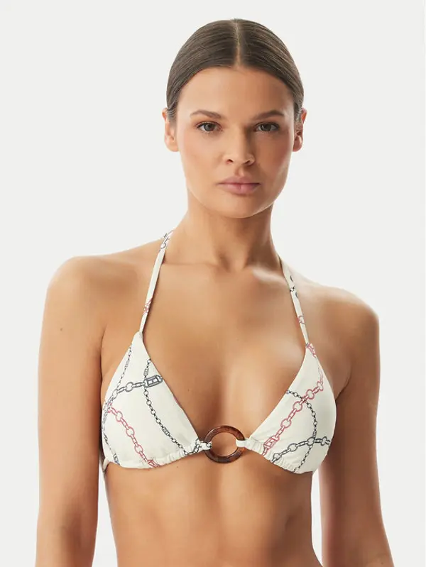 Tommy Hilfiger Tommy Hilfiger Gornji dio kupaćeg kostima UW0UW06393 Bijela