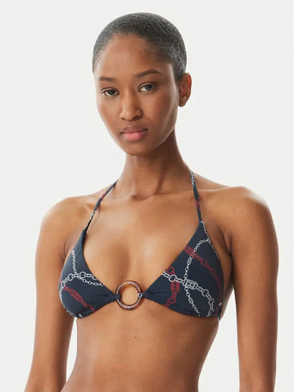 Tommy Hilfiger Tommy Hilfiger Gornji dio kupaćeg kostima UW0UW06393 Tamnoplava