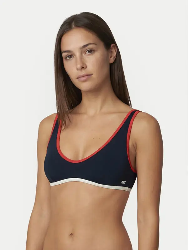 Tommy Hilfiger Tommy Hilfiger Gornji dio kupaćeg kostima UW0UW06559 Tamnoplava