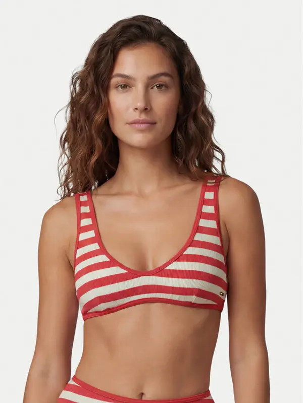 Tommy Hilfiger Tommy Hilfiger Gornji dio kupaćeg kostima UW0UW06561 Crvena