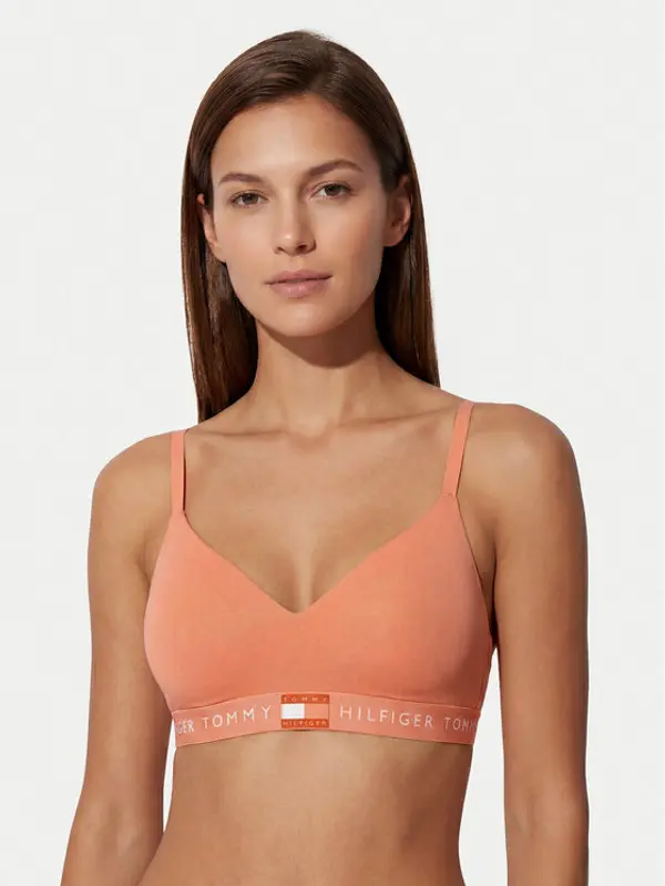 Tommy Hilfiger Tommy Hilfiger Grudnjak brallete Heritage Moulded Push-Up Bralette UW0UW05715 Narančasta