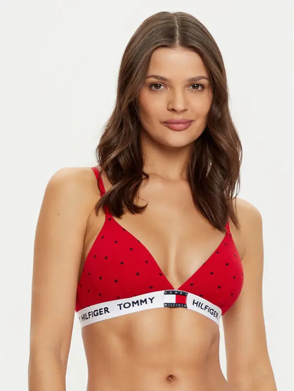 Tommy Hilfiger Tommy Hilfiger Grudnjak brallete UW0UW05657 Crvena