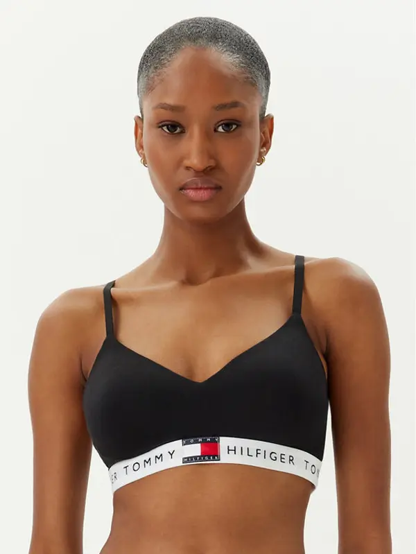 Tommy Hilfiger Tommy Hilfiger Grudnjak brallete UW0UW05715 Crna