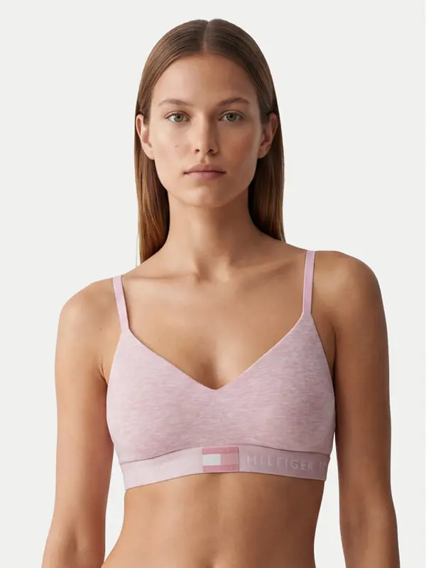 Tommy Hilfiger Tommy Hilfiger Grudnjak brallete UW0UW05715 Svijetlo roza