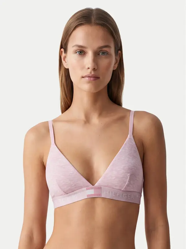 Tommy Hilfiger Tommy Hilfiger Grudnjak brallete UW0UW06040 Svijetlo roza