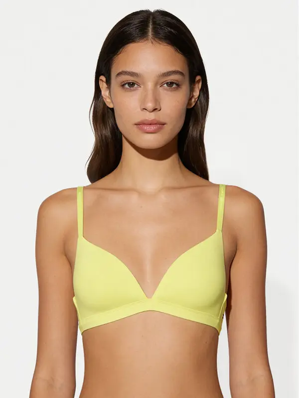 Tommy Hilfiger Tommy Hilfiger Grudnjak brallete UW0UW06041 Svijetlo žuta