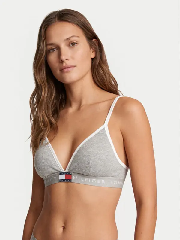 Tommy Hilfiger Tommy Hilfiger Grudnjak brallete UW0UW06271 Svijetlo siva