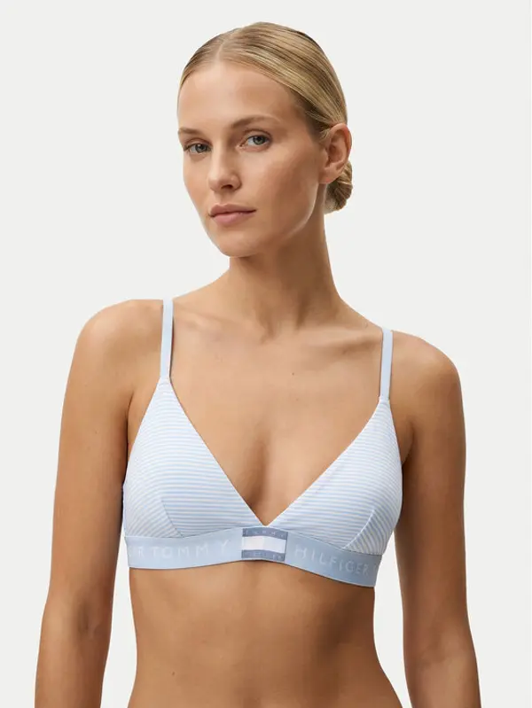 Tommy Hilfiger Tommy Hilfiger Grudnjak brallete UW0UW06580 Svijetlo plava