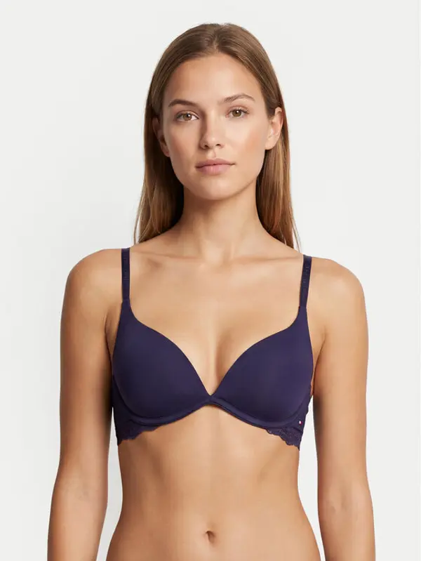 Tommy Hilfiger Tommy Hilfiger Grudnjak push-up UW0UW06051 Tamnoplava