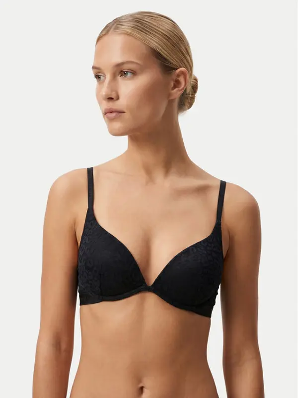 Tommy Hilfiger Tommy Hilfiger Grudnjak push-up UW0UW06347 Crna