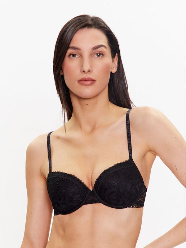 Tommy Hilfiger Tommy Hilfiger Grudnjak sa žicom UW0UW04267 Crna