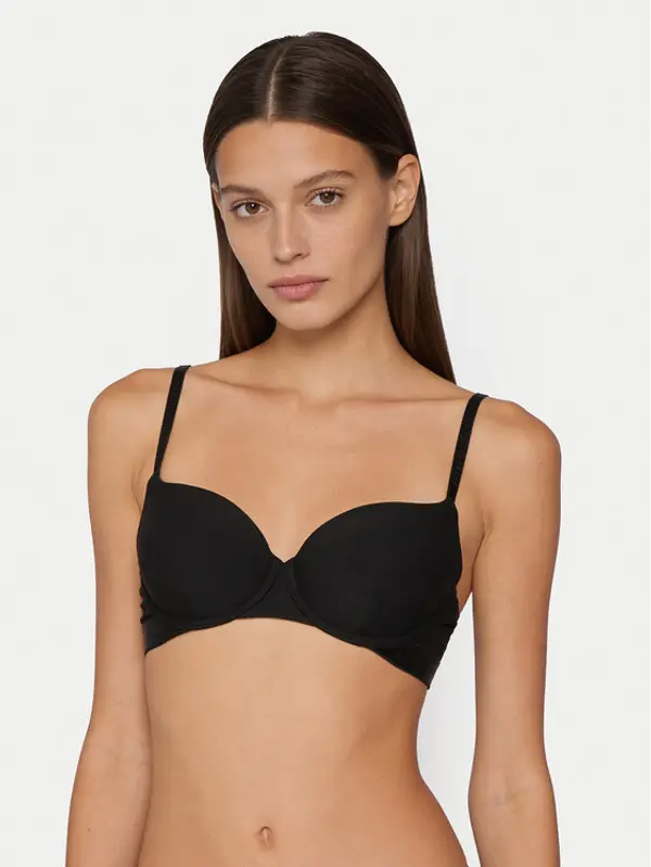 Tommy Hilfiger Tommy Hilfiger Grudnjak sa žicom UW0UW06529 Crna