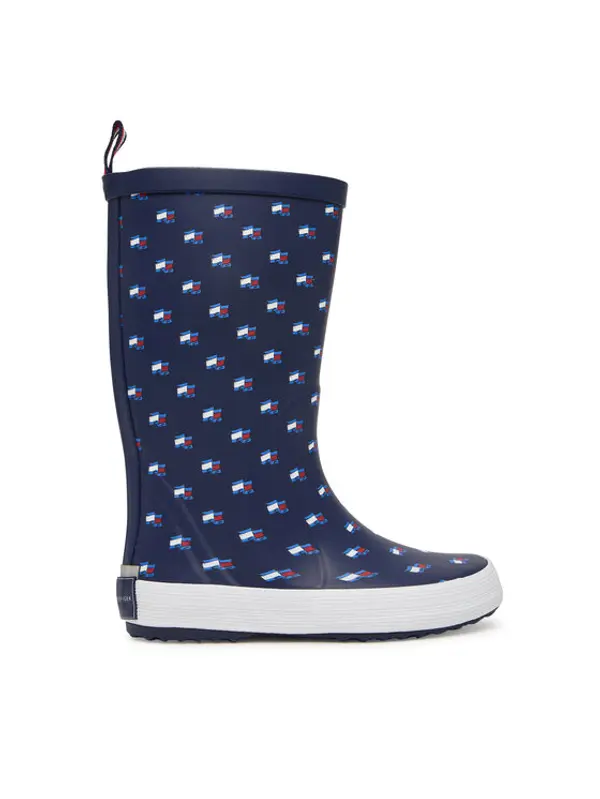 Tommy Hilfiger Tommy Hilfiger Gumene čizme Rain Boot T3XC-33922-1846 S Tamnoplava