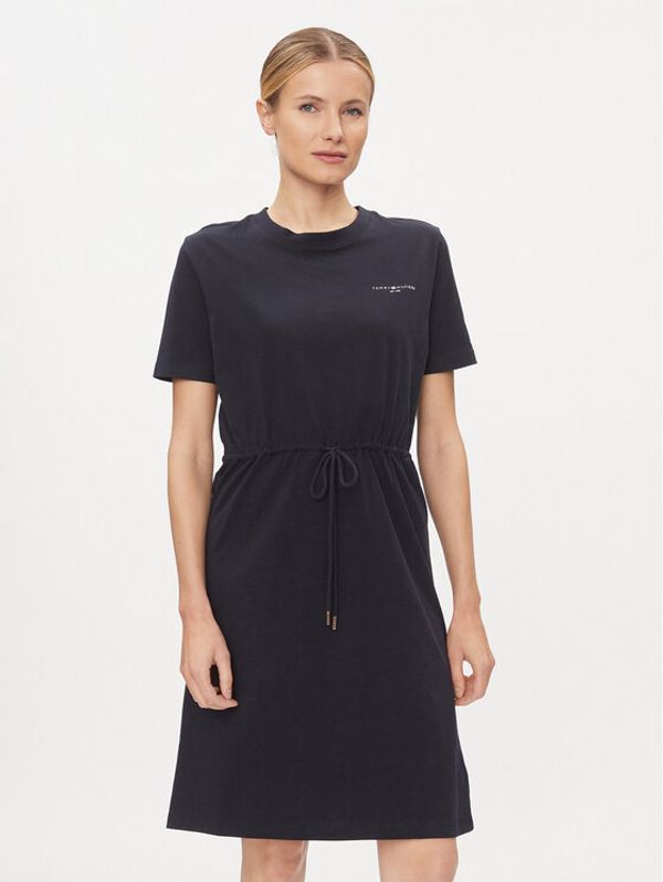 Tommy Hilfiger Tommy Hilfiger Haljina za svaki dan 1985 WW0WW40734 Tamnoplava Regular Fit