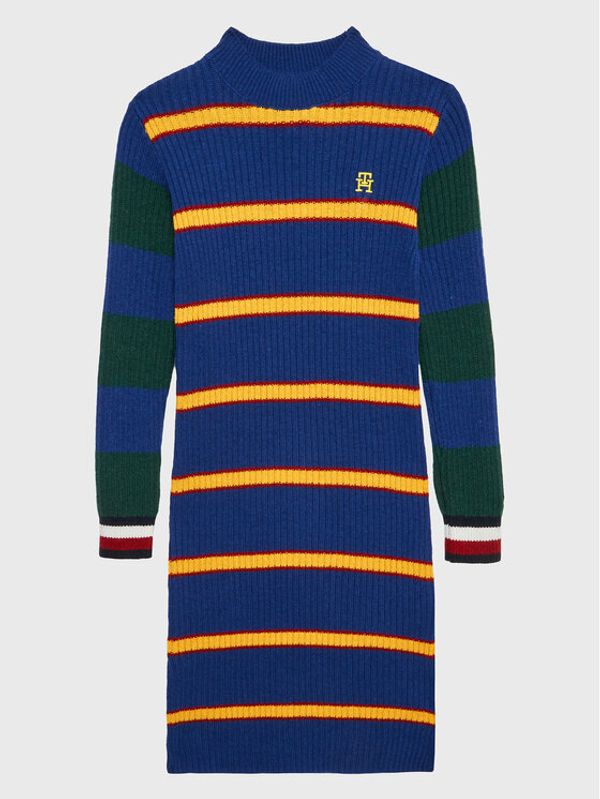 Tommy Hilfiger Tommy Hilfiger Haljina za svaki dan KG0KG07115 D Tamnoplava Slim Fit