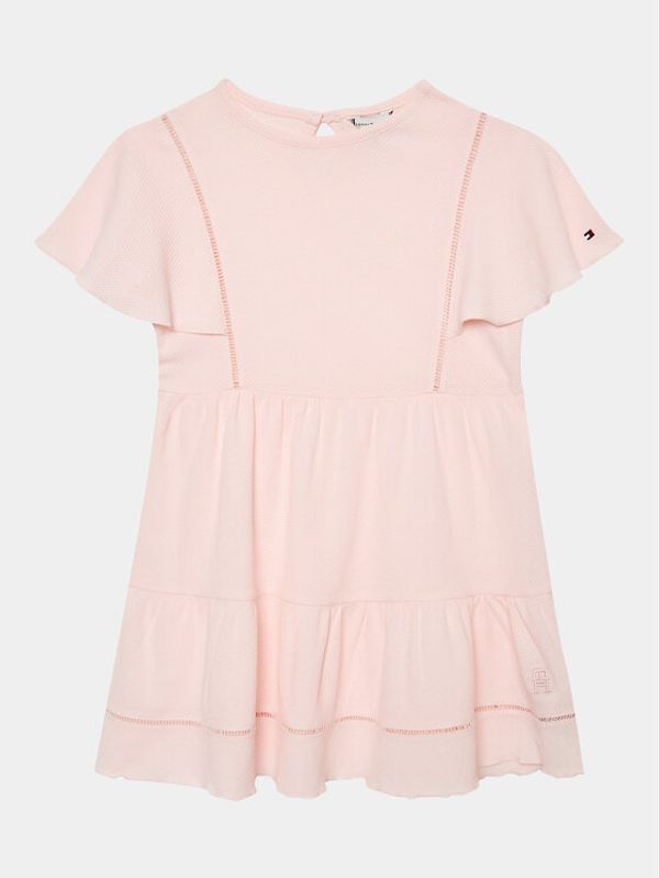 Tommy Hilfiger Tommy Hilfiger Haljina za svaki dan KG0KG07190 M Ružičasta Regular Fit