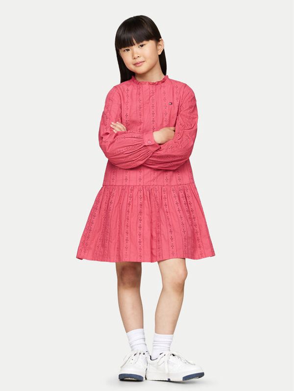 Tommy Hilfiger Tommy Hilfiger Haljina za svaki dan KG0KG08216 D Ružičasta Regular Fit