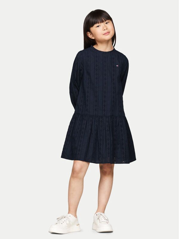 Tommy Hilfiger Tommy Hilfiger Haljina za svaki dan KG0KG08216 D Tamnoplava Regular Fit