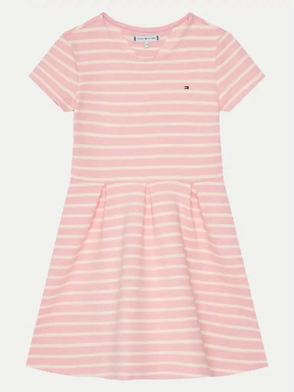 Tommy Hilfiger Tommy Hilfiger Haljina za svaki dan KG0KG08339 M Ružičasta Slim Fit
