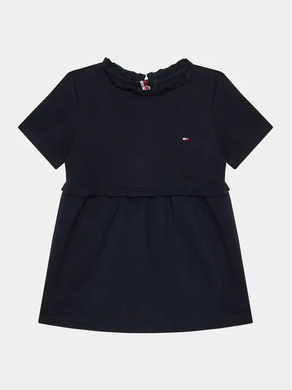 Tommy Hilfiger Tommy Hilfiger Haljina za svaki dan KN0KN01757 Tamnoplava Regular Fit