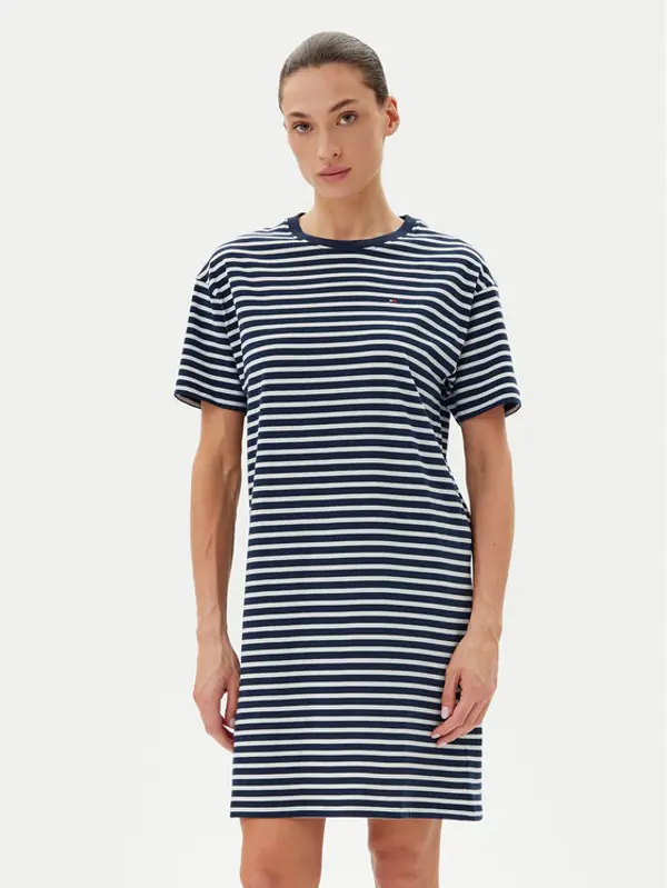 Tommy Hilfiger Tommy Hilfiger Haljina za svaki dan UW0UW05937 Tamnoplava Regular Fit