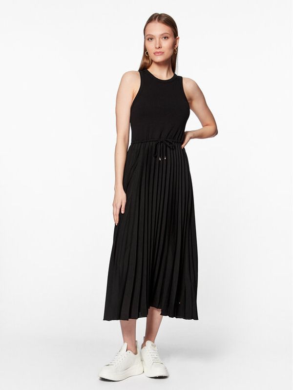 Tommy Hilfiger Tommy Hilfiger Haljina za svaki dan WW0WW39342 Crna Regular Fit