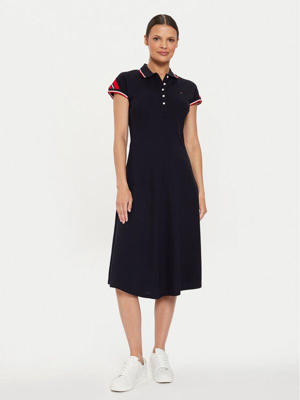 Tommy Hilfiger Tommy Hilfiger Haljina za svaki dan WW0WW41269 Tamnoplava Regular Fit