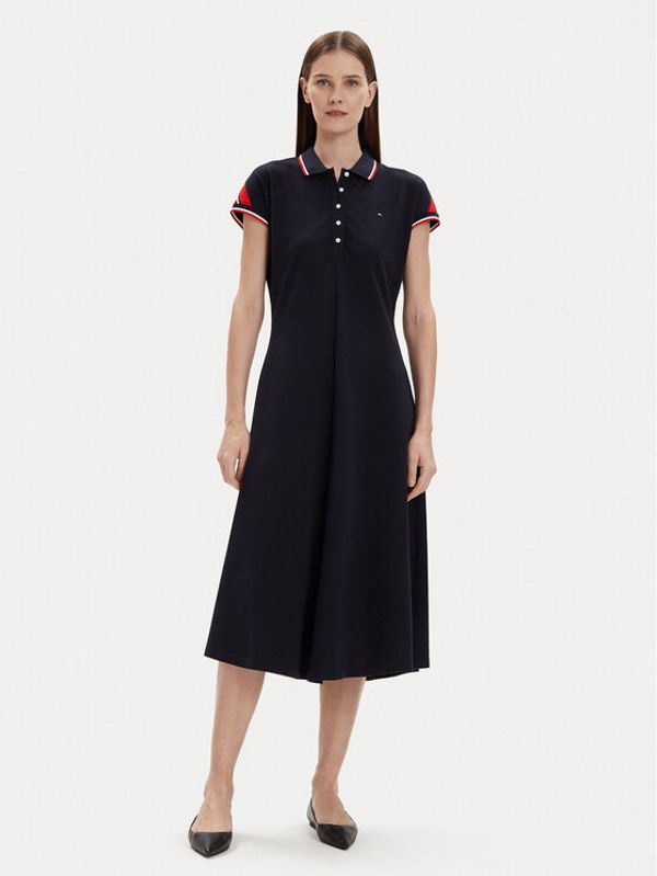 Tommy Hilfiger Tommy Hilfiger Haljina za svaki dan WW0WW41269 Tamnoplava Regular Fit