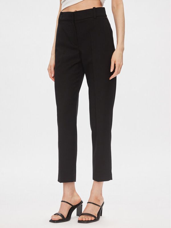 Tommy Hilfiger Tommy Hilfiger Hlače Core WW0WW39723 Crna Straight Fit