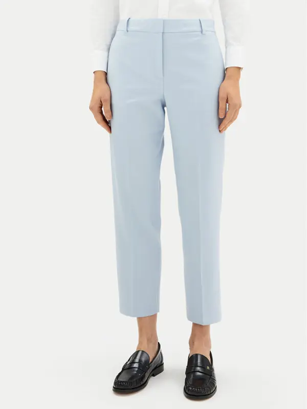 Tommy Hilfiger Tommy Hilfiger Hlače Core WW0WW39723 Svijetloplava Straight Fit