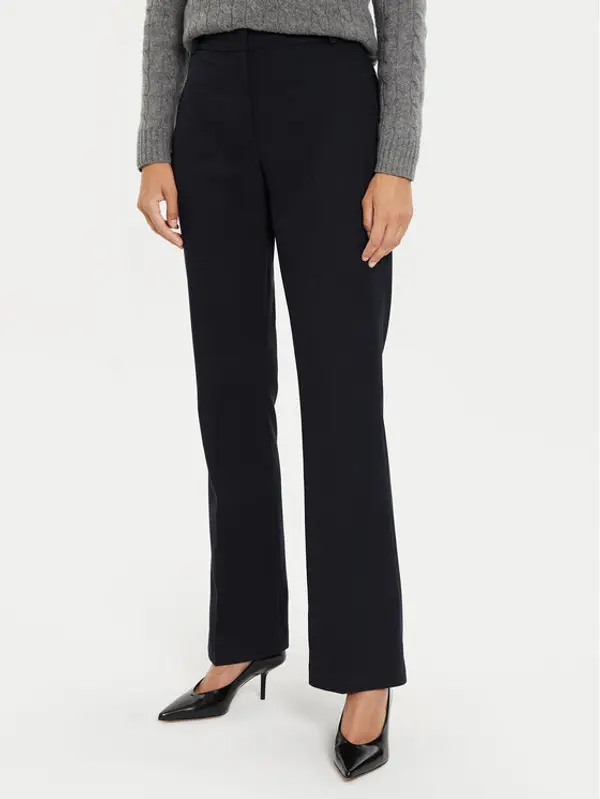 Tommy Hilfiger Tommy Hilfiger Hlače Core WW0WW42953 Tamnoplava Flare Fit
