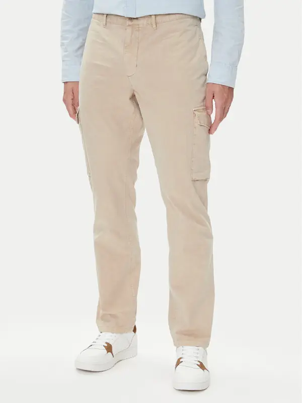 Tommy Hilfiger Tommy Hilfiger Hlače Denton MW0MW39695 Bež Straight Fit