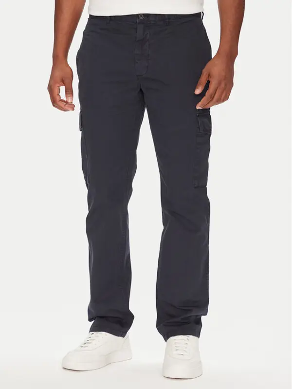 Tommy Hilfiger Tommy Hilfiger Hlače Denton MW0MW39695 Tamnoplava Straight Fit