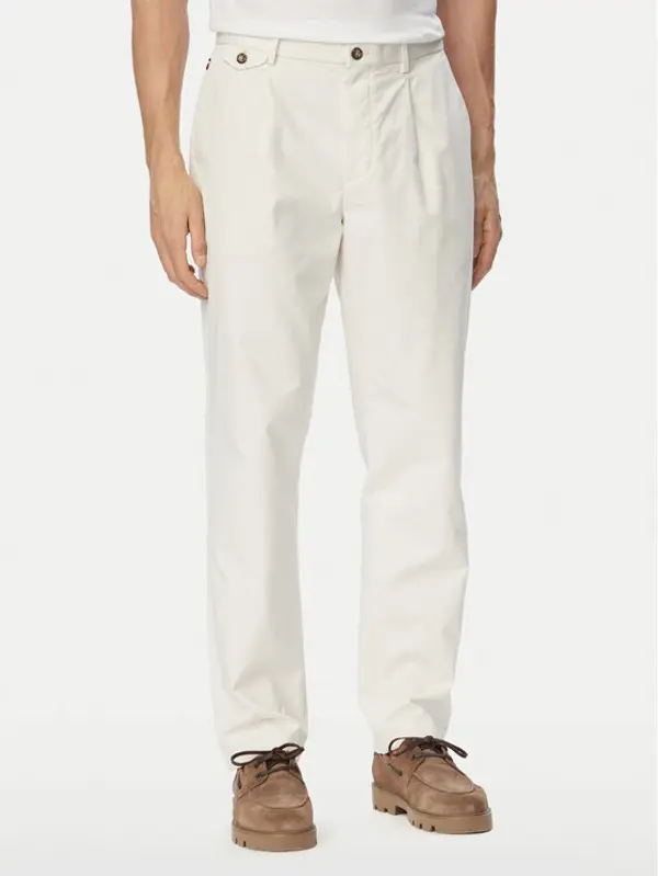Tommy Hilfiger Tommy Hilfiger Hlače Harlem MW0MW43158 Svijetlo bež Straight Fit
