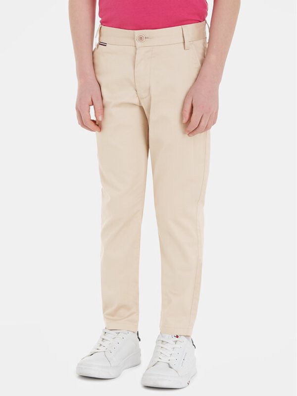 Tommy Hilfiger Tommy Hilfiger Hlače KB0KB08609 Bež Slim Fit