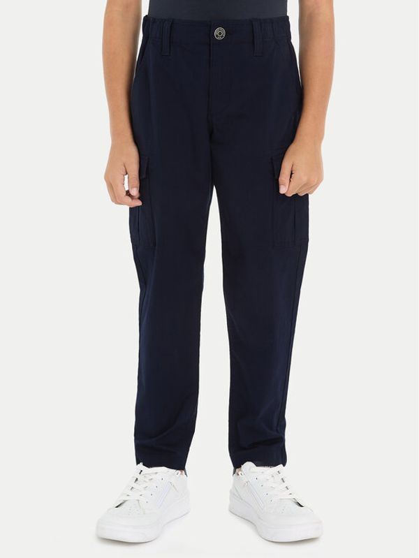 Tommy Hilfiger Tommy Hilfiger Hlače KB0KB08837 Tamnoplava Regular Fit