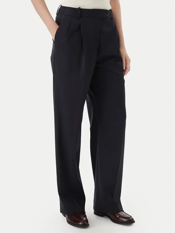 Tommy Hilfiger Tommy Hilfiger Hlače Timeless WW0WW48352 Tamnoplava Straight Fit